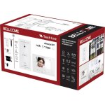 Bellcome advanced 7  video - kit 1 familie interphone vid�o filaire set complet 8 pi�ces blanc y761732 ...