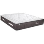 Bellecour - literie ensemble privilege 160x200 cm matelas ressorts ensach�s + prot�ge matelas anti punaise ...