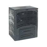 Bellijardin - composteur compost'�co 500 litres noir avec deux trappes d'ouverture