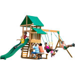 Belmont aire de jeux en bois aire de jeux ext�rieur avec balan�oire, toboggan, bac � sable, table de ...