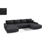 Tendencio - beluti - canapé d'angle panoramique en u convertible. tissu design. lit + coffre de rangement ... Tendencio - beluti - canapé d'angle panoramique en u convertible. tissu design. lit + coffre de rangement ...