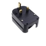 Adaptateur prise de courant europe � uk avec 2 broches rondes femelle � bs1363 prise m�le fix� - bematik ...