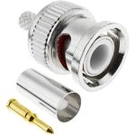 Bnc male coaxial connecteur de c�ble (rg58) - bematik