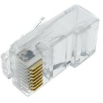 Bematik - connecteur utp cat. 6 rj45 mâle sertir le câble 100 - pack Bematik - connecteur utp cat. 6 rj45 mâle sertir le câble 100 - pack