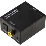 Convertisseur audio analogique - numérique avec 2xrca pour toslink et coaxial - bematik Convertisseur audio analogique - numérique avec 2xrca pour toslink et coaxial - bematik