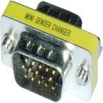 Mini adaptateur vga (hd15m - hd15m) - bematik
