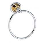 Bemeta - anneau de serviette retro en chrome - or 16x19x6, 5 cm Bemeta - anneau de serviette retro en chrome - or 16x19x6, 5 cm