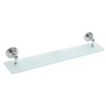 Bemeta - etagère de douche murale retro en verre et en chrome 60x8, 7x12 cm Bemeta - etagère de douche murale retro en verre et en chrome 60x8, 7x12 cm