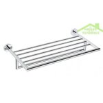 Bemeta - etagre de douche avec porte - serviettes omega en chrome 55x12x26, 5cm - chrom - chrom - ...
