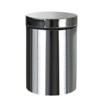 Sapho s�rie h�tel - poubelle mural 3 l, inox bross� xp017