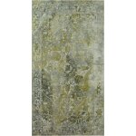 Tapis - collection heris beneffito olive - tapis - vert - 80x150cm - tapis � motifs, finition artisanale, ...