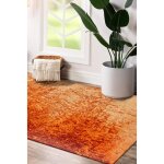Beneffito - tapis - collection reflect sun fire - tapis - orange - 170x240cm - tapis  motifs, finition ...