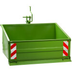 Dema - benne 3 points pour tracteur - dispositif de bascule - 1200 s vert