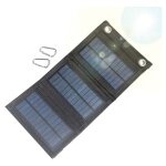 Chargeur solaire pliable 4, 5 w 5 v avec port usb, panneau solaire portable, tanche, compact, pour tablette, ...