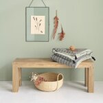 Berah getah - banc en bois teck recycl� massif