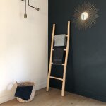 Echelle porte - serviette en teck massif 150 cm