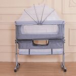 Sifree� berceau b�b� lit b�b� portable de voyage avec moustiquaire + roue universelle?berceau multifonctionnel ...