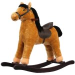 Berghoff - cheval � bascule - avec selle deluxe - grand - 3 � 5 ans - marron