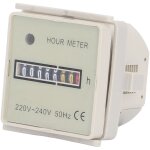 Berm compteur horaire minuterie industrielle compteur de temps �lectrique haute pr�cision 099999h59m ...