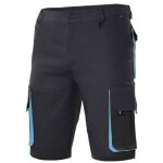 Bermuda multipoches bicolore velilla noir / bleu 42 Bermuda multipoches bicolore velilla noir / bleu 42