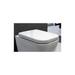 Bernstein - abattant lunette wc, cuvette toilettes avec charni�res acier - 44, 5x35, 8cm