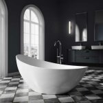 Baignoire lot vice 2. 0 en acrylique sanitaire - 183, 5 x 78, 5 x 76, 9 cm - couleur slectionnable ...