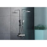 Bernstein - colonne de douche thermostatique laiton, mitigeur de douche, pommeau de douche anti - calcaire ...