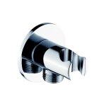 Bernstein ? coude de raccordement pour douche ? laiton chrom� ? support douchette et clapet anti - retour ...