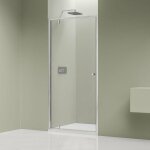 Bernstein - paroi de douche en verre 6mm cabine de douche niche parre douche encastr�e porte tournante ...