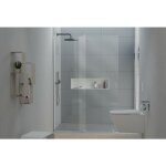 Bernstein - paroi de douche verre claire 8mm cabine de douche tanche intgrale parre douche porte coulissante ...