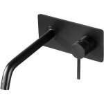 Bernstein ? mitigeur mural � encastrer noir mat ? monocommande en laiton avec cartouche c�ramique ? compatible ...