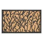 Best for boots - paillasson rectangulaire en caoutchouc et fibre de coco - pouillot vloce - noir / beige ...