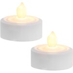 Star trading bougie chauffe - plat led 'paulo', lot de 2, avec minuterie Star trading bougie chauffe - plat led 'paulo', lot de 2, avec minuterie