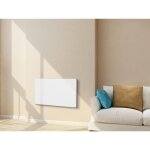 Bestherm - radiateur lectrique fixe  inertie sche fonte + film 1500w nemesis horizontal blanc