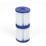 Bestway 58093 lot de 2 cartouches type i, bestway 58093 cartouches type i, cartouche filtre piscine type ...