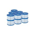 Bestway 58323 lay - z - spa cartouche filtrante taille vi standard : lot de 6 x 2. standard: 6 x twin ...