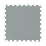 Lot de 9 tapis de sol 50x50cm gris � assembler pour piscine bestway