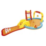 Bestway ? piscine gonflable pour enfants 435x213x117 cm ? capacit� 314l ? vinyle robuste ? toboggan, ...
