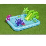 Bestway aire de jeux pataugeoire fantastic aquarium 239 x 206 x 86 cm avec fontaine