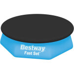 Bestway b�che de piscine ronde bleue 240 cm pvc durable