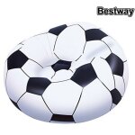 Bestway fauteuil gonflable ballon football blanc 114x112x71 cm