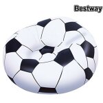 Bestway fauteuil gonflable ballon football blanc 114x112x71 cm