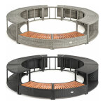 Bestway - habillage universel pour spa 180 cm rond coloris - gris