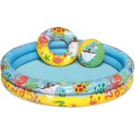 Lgvshopping - bestway piscine gonflable - 2 boudains - 1. 22m x h20cm (51124)