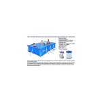 Piscine pro rectangulaire en acier avec purificateur 400x211x81 5700 l 56424