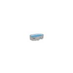 Bestway ? piscine tubulaire ovale 4, 88 x 3, 05 x 1, 07 m ? structure en acier inoxydable ? liner duraplus ...