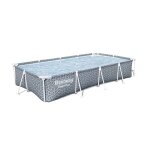Bestway piscine hors sol rectangle steel pro? 366 x 201 x 66 cm d�cor graphique avec filtre � cartouche ...