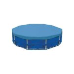 Bestway ? tapis de piscine rond 305 cm ? b�che pvc imperm�able ? protection contre moisissures ? cordons ...