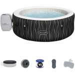 Bestway ? spa gonflable rond lay - z - spa hollywood airjet 4 - 6 personnes ? syst�me de massage � 140 ...