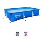 Bestway - steel pro kit piscine hors sol rectangulaire 3, 00 m x 2, 01 m x 66 cm 1056411xxx23
